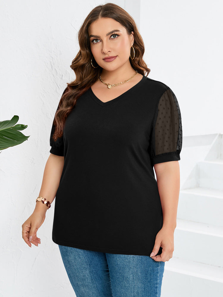 Alexia | V-Neck Sleeve Belly Cover Top for Effortless Everyday Elegance
