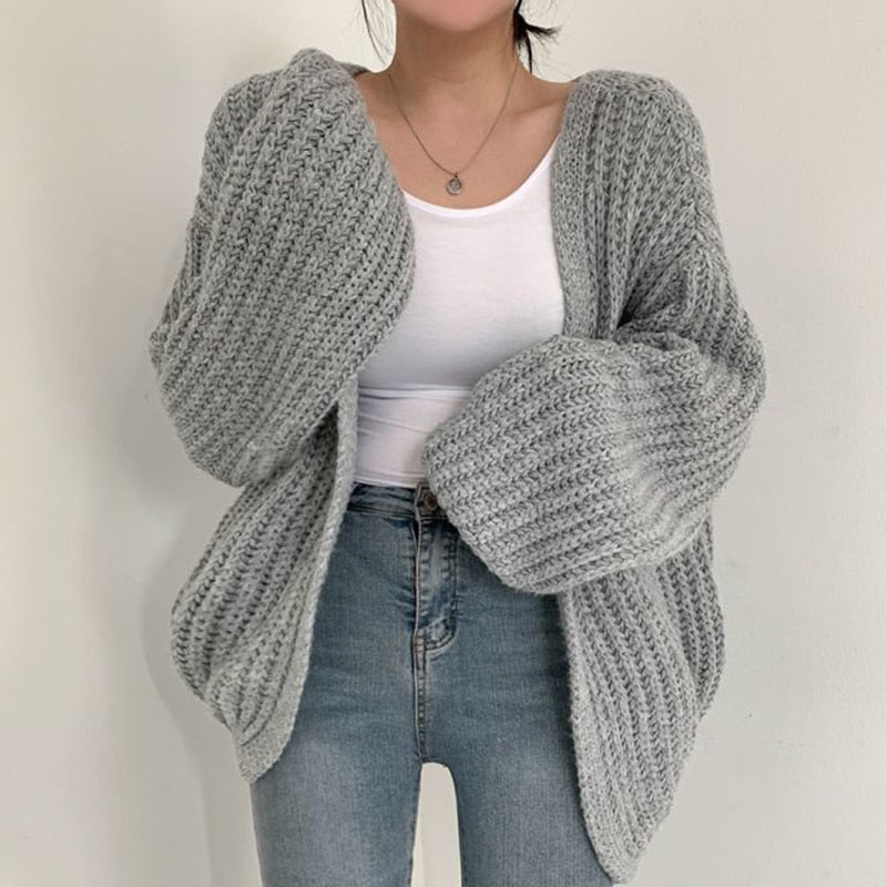 Alveria | Women's Oversized Open Front Cardigan
