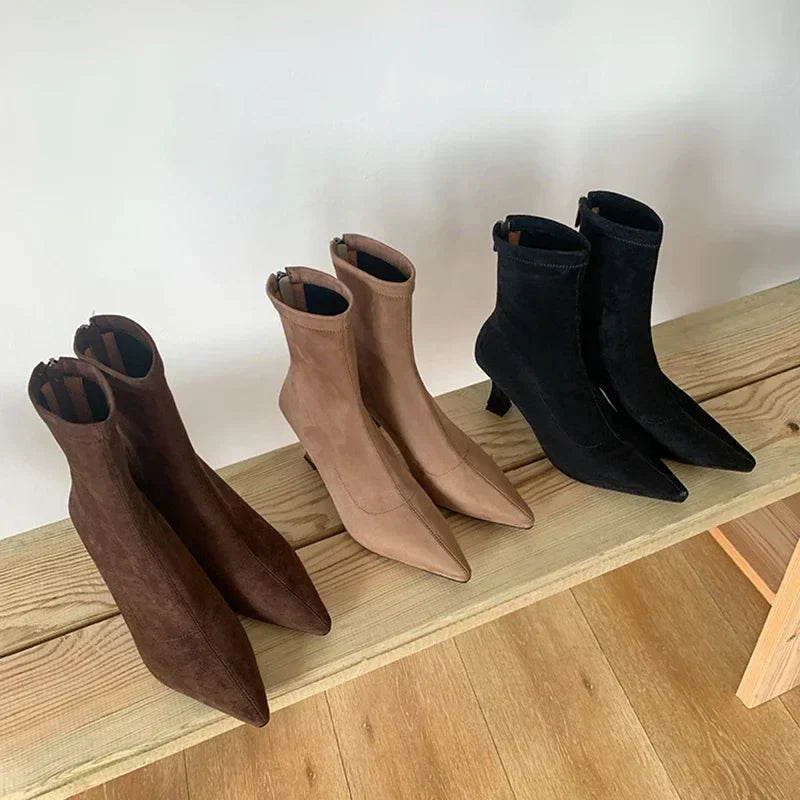 Alondra | Women's Pointed Heel Boots