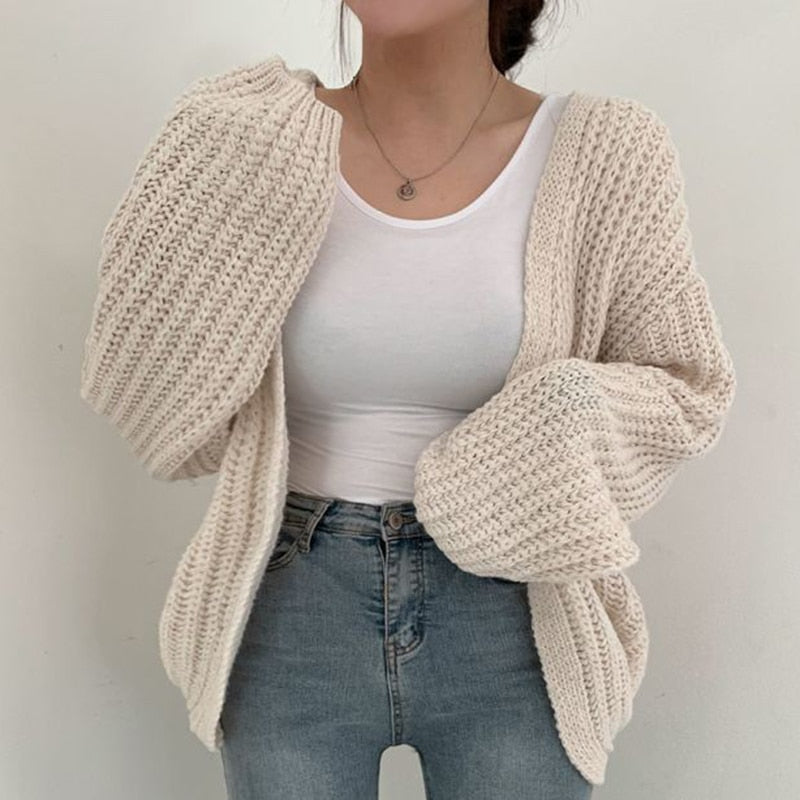 Alveria | Women's Oversized Open Front Cardigan