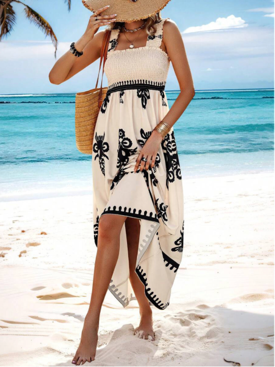 Isabelle | Summer Bohemian Long Dress - Premium Quality Fabric