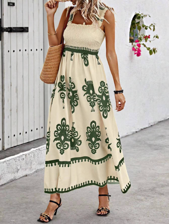 Isabelle | Summer Bohemian Long Dress - Premium Quality Fabric