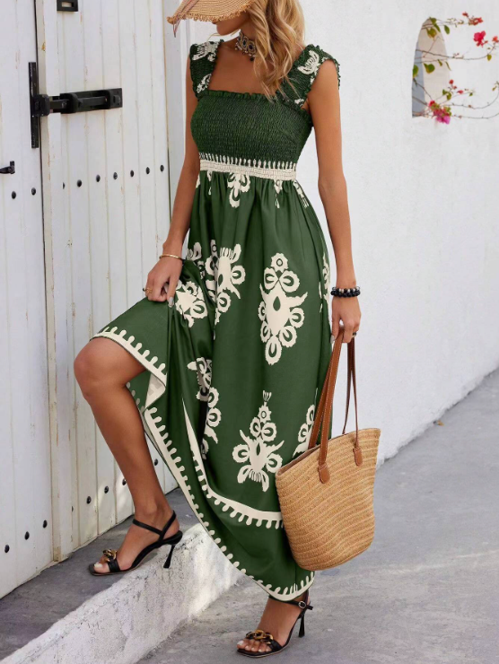Isabelle | Summer Bohemian Long Dress - Premium Quality Fabric