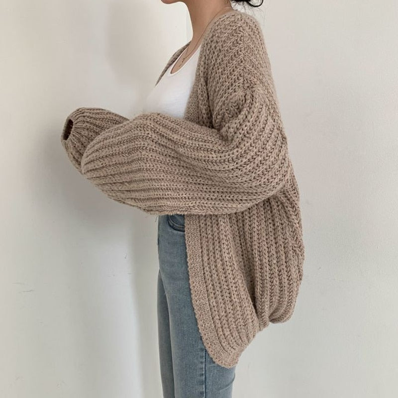 Alveria | Women's Oversized Open Front Cardigan