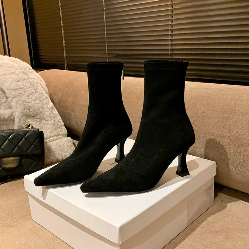 Alondra | Women's Pointed Heel Boots