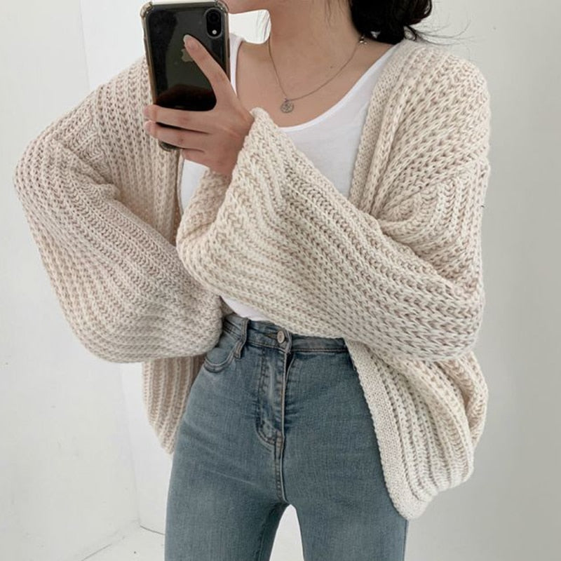 Alveria | Women's Oversized Open Front Cardigan