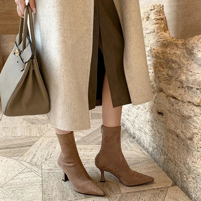 Alondra | Women's Pointed Heel Boots