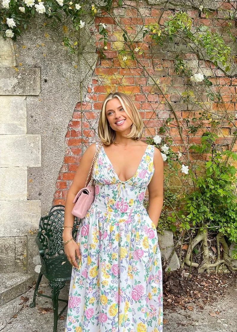 Milena | Chic Floral Dress for Effortless Summer Style