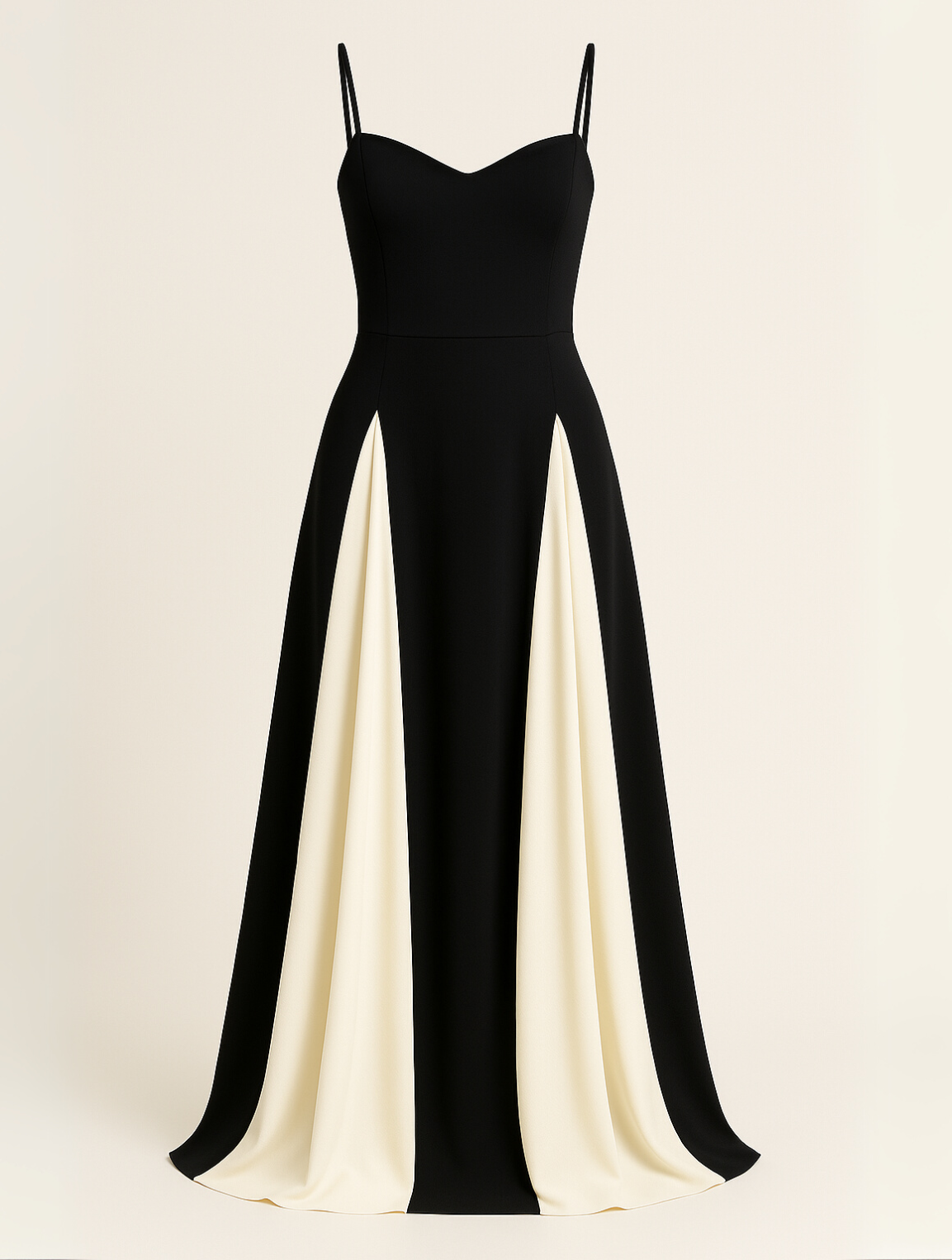 Naomi | Portofino Elegant Contrast Panel Dress