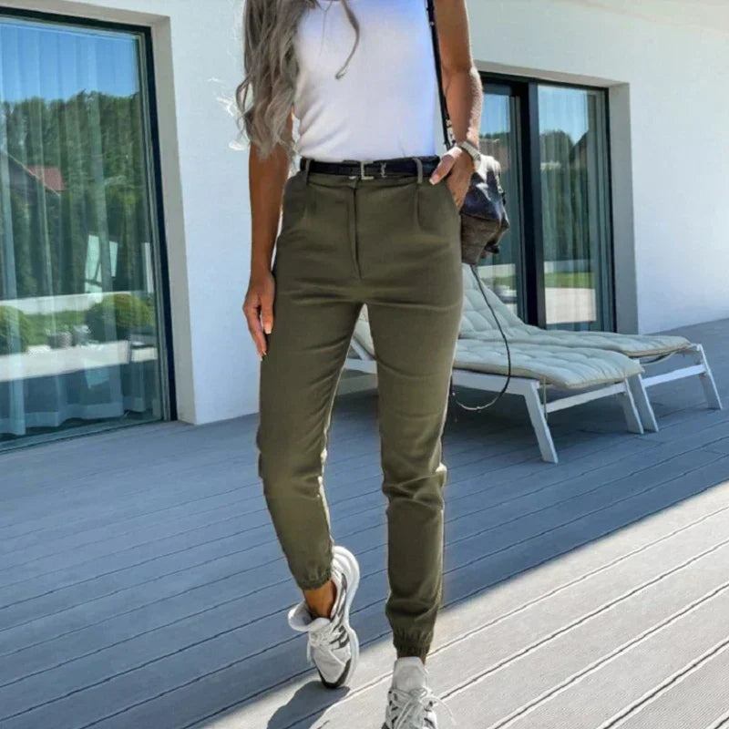 Blair | High Waist Tapered Fit Chic Joggers for Ultimate Comfort