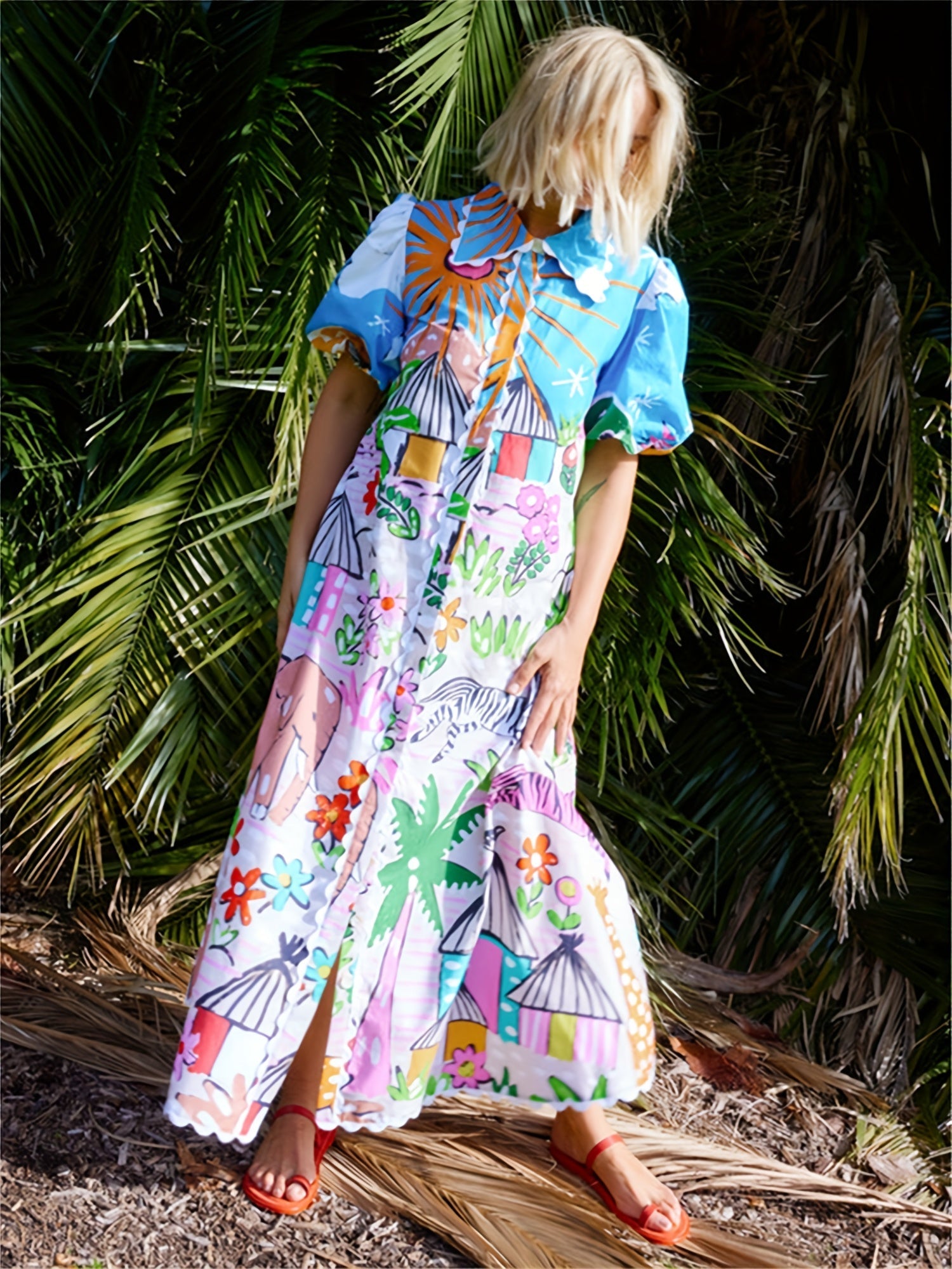 Katherine | Stylish Midi Dress for Summer Elegance