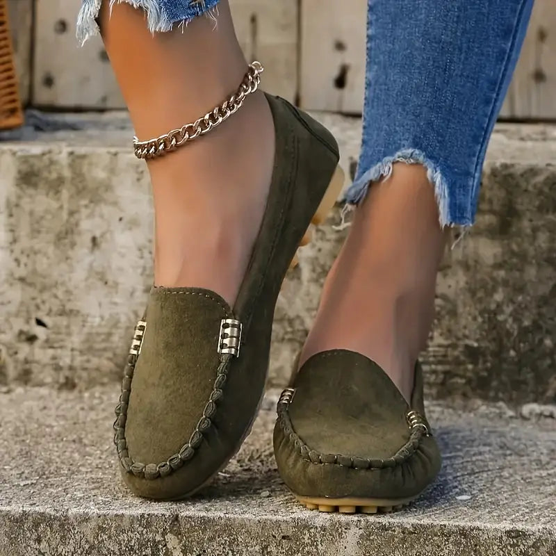 Clotilde | Women's Casual Slip-On Flats - Breathable and Stylish