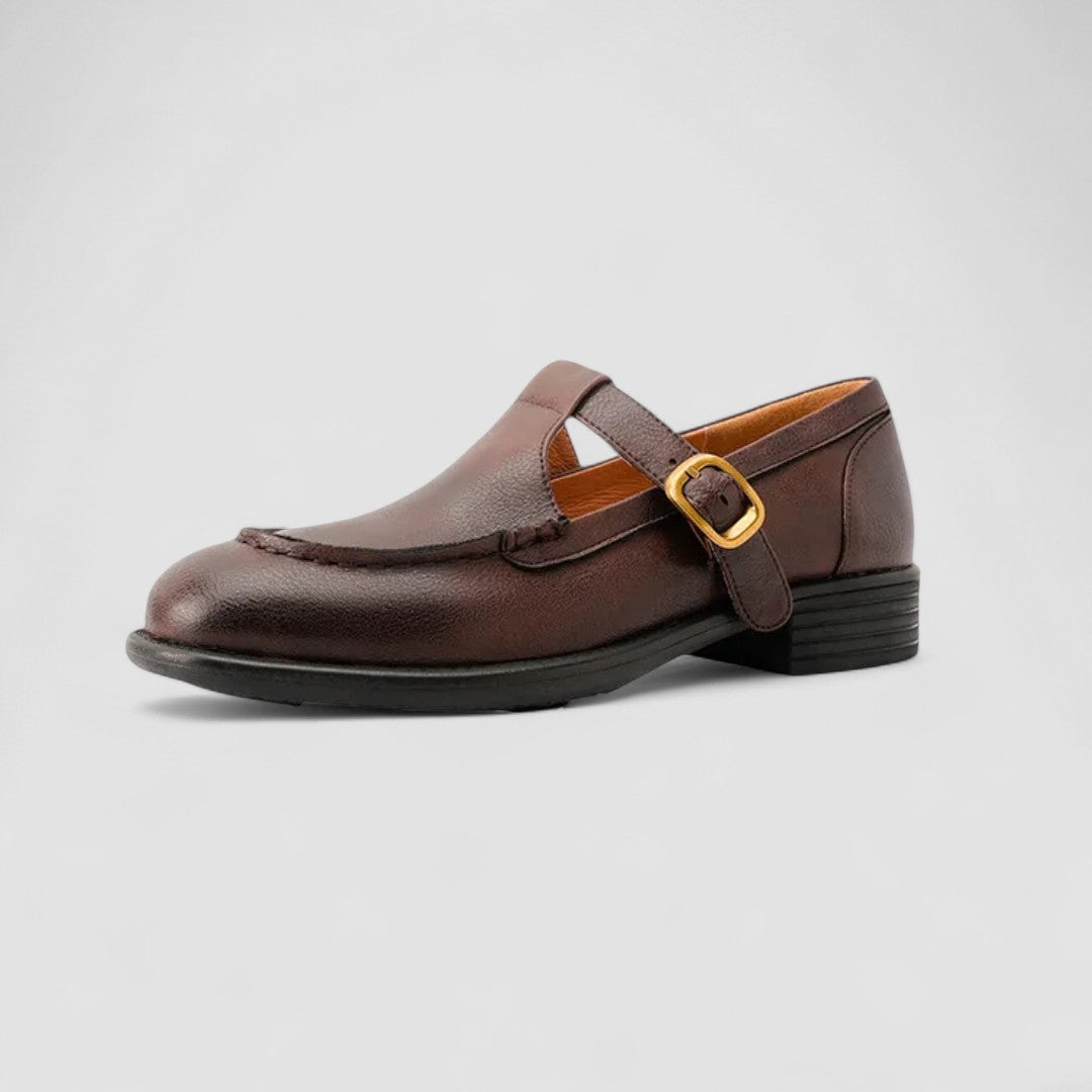 Zinnia | Women's Closed Toe Buckle Mary Jane Shoes