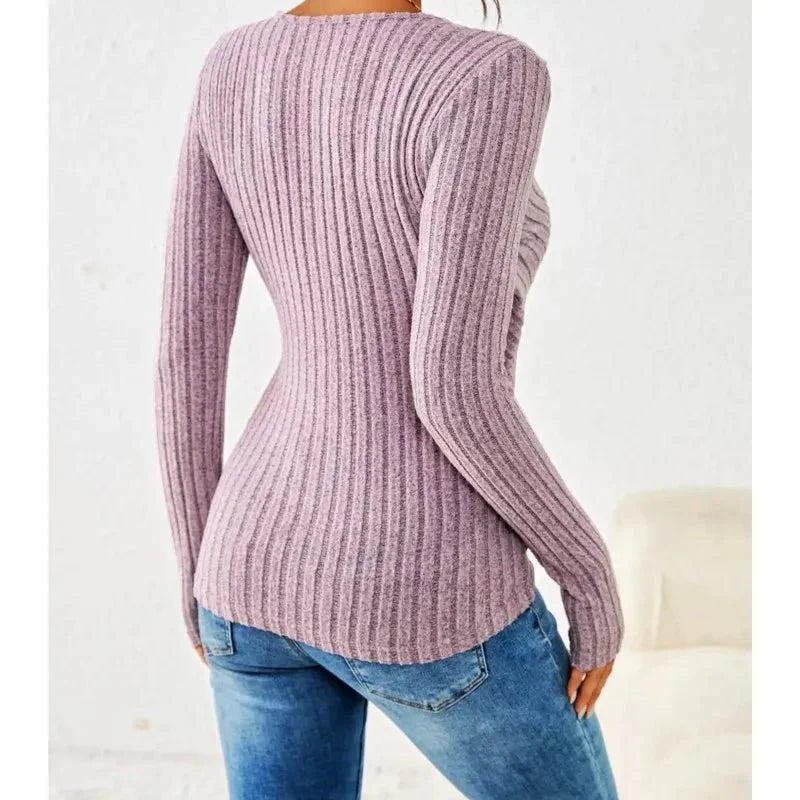 Agatha | Women's Long Sleeve V-Neck Wrap Top