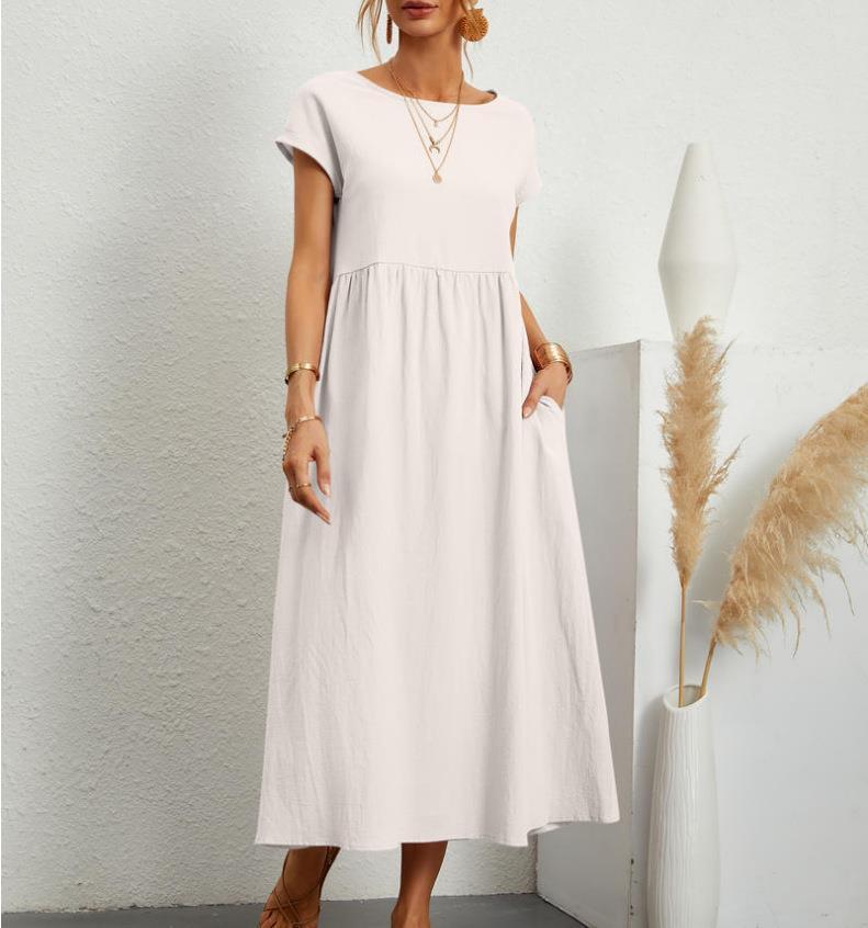 Iris | Elegant Relaxed Fit Midi Dress