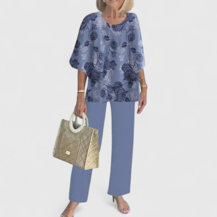 April | Women's Relaxed Fit Two-Piece Pant Set