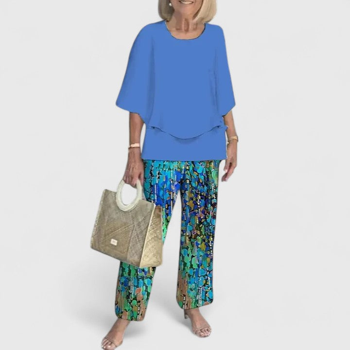 April | Women's Relaxed Fit Two-Piece Pant Set