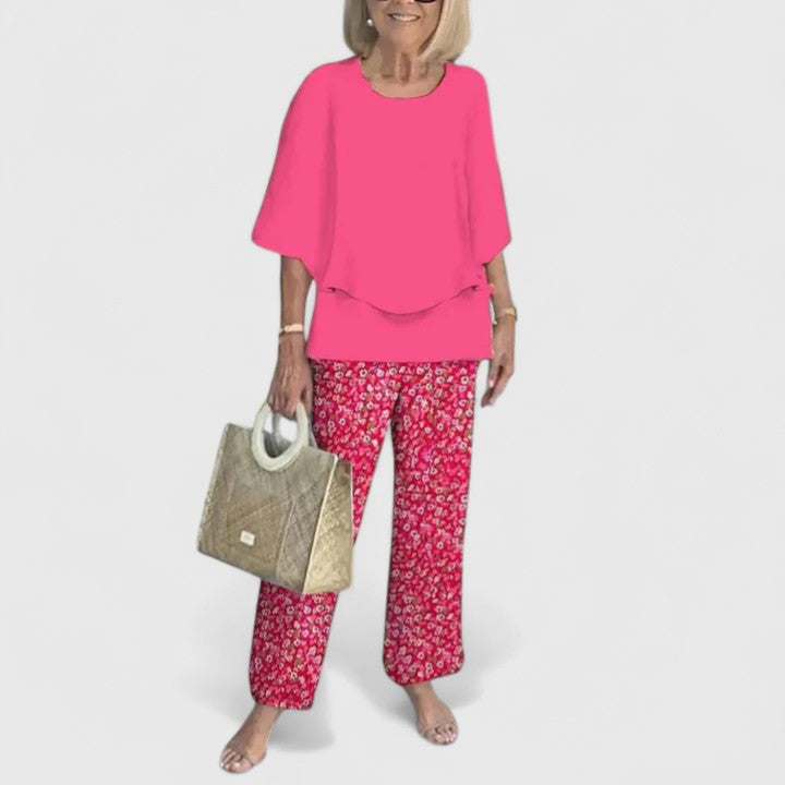 April | Women's Relaxed Fit Two-Piece Pant Set