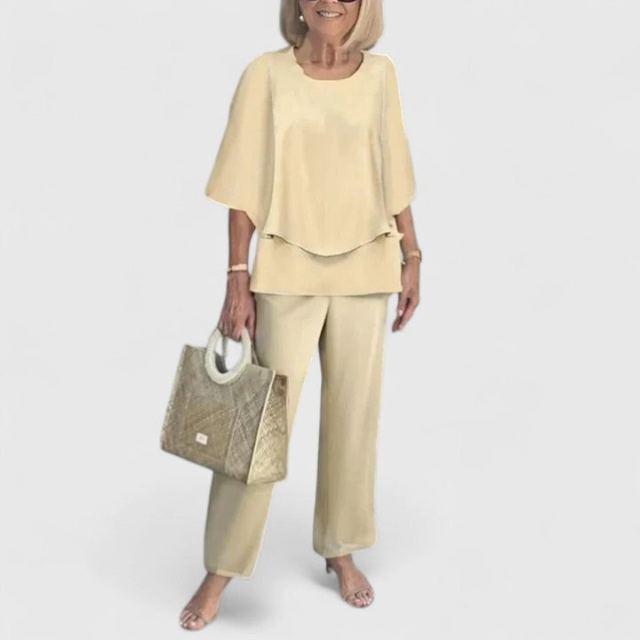 April | Women's Relaxed Fit Two-Piece Pant Set