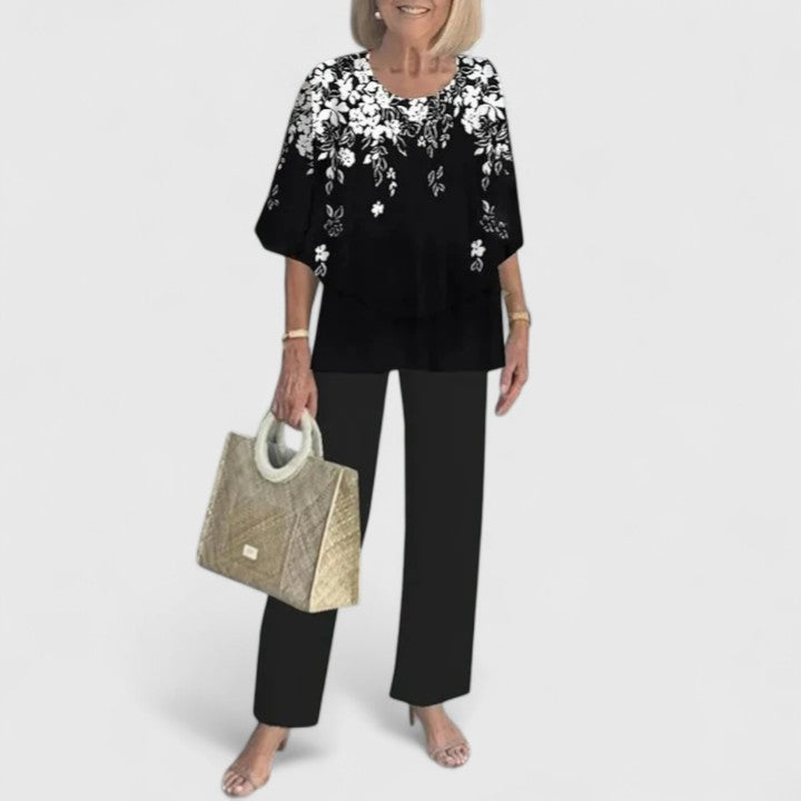 April | Women's Relaxed Fit Two-Piece Pant Set