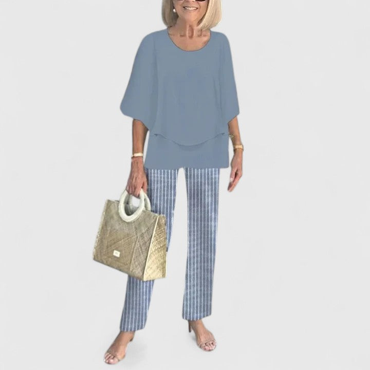 April | Women's Relaxed Fit Two-Piece Pant Set