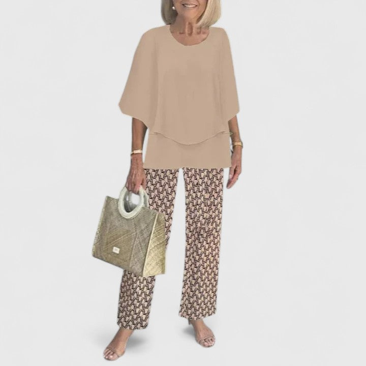 April | Women's Relaxed Fit Two-Piece Pant Set