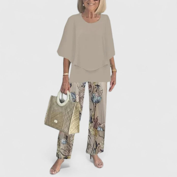April | Women's Relaxed Fit Two-Piece Pant Set