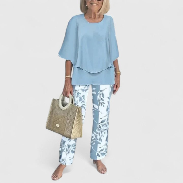 April | Women's Relaxed Fit Two-Piece Pant Set