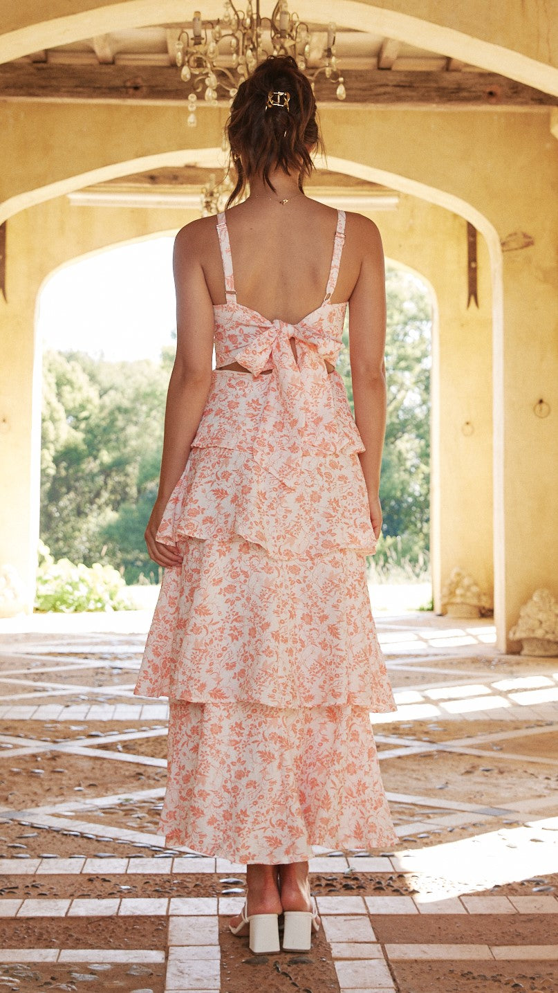 Jude | Stunning Floral Maxi Dress for Enchanting Romantic Occasions
