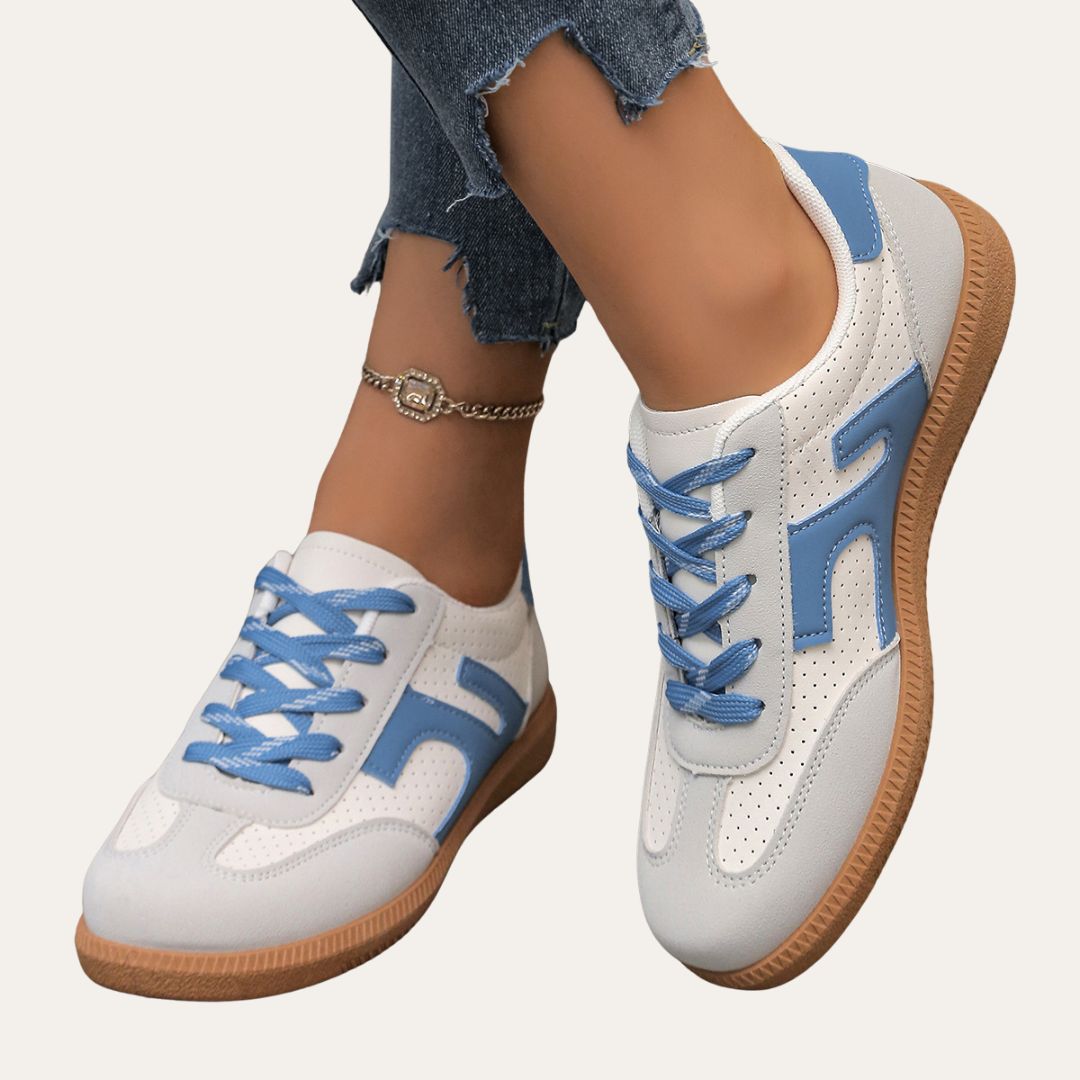 Emmeline | Trendy and Comfortable Faux Leather Sneakers for Women