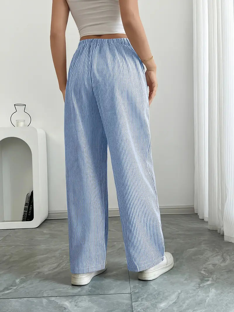 Caitlin | Chic Striped Pants with Pockets in Stylish Colors
