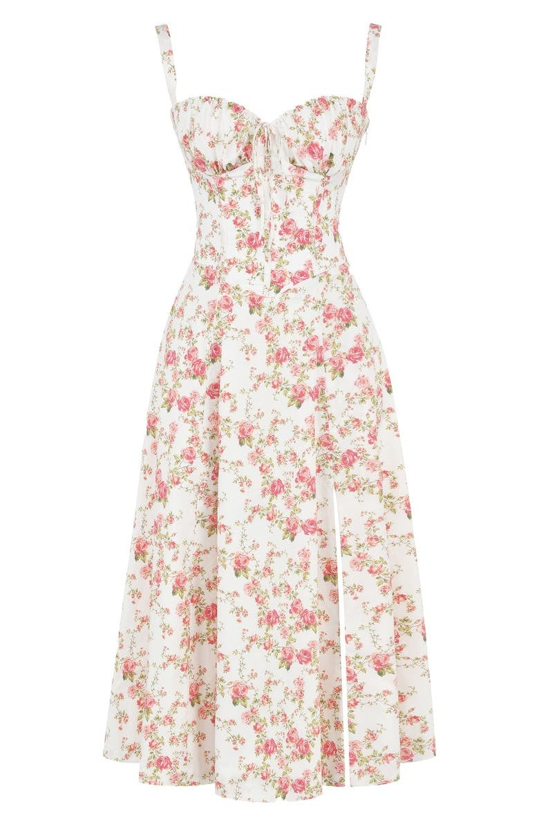 Marina | Spring Floral Print Party Dress