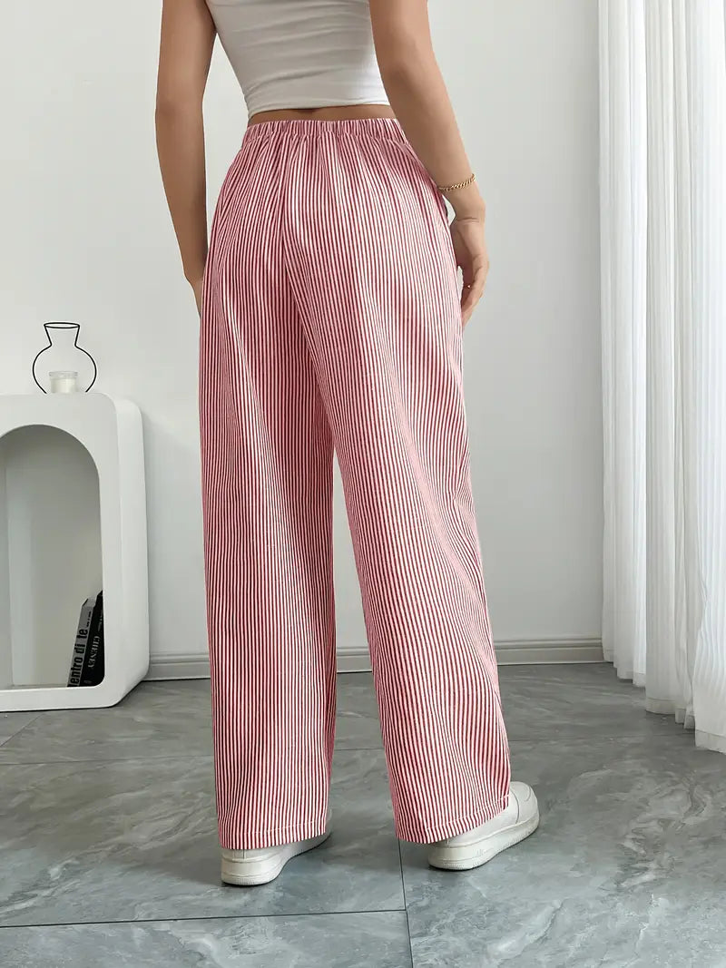 Caitlin | Chic Striped Pants with Pockets in Stylish Colors