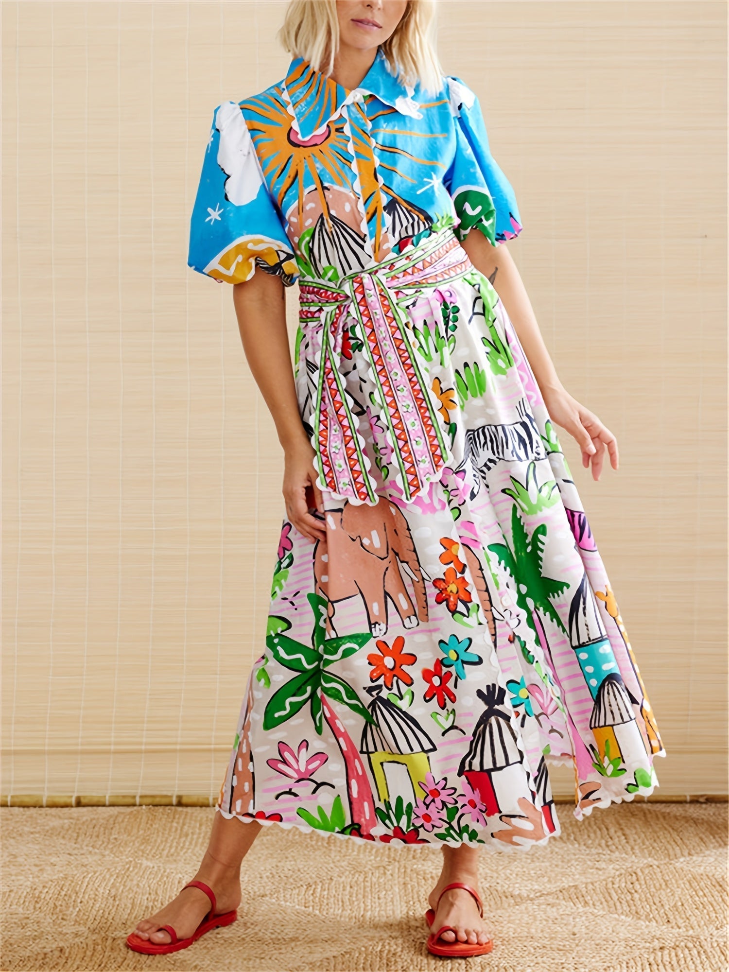 Katherine | Stylish Midi Dress for Summer Elegance