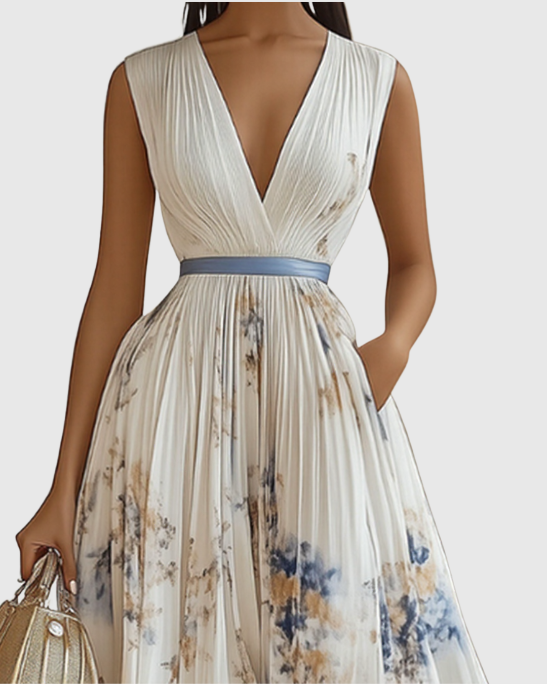 Heidi | Women's Sleeveless A-Line Midi Dress