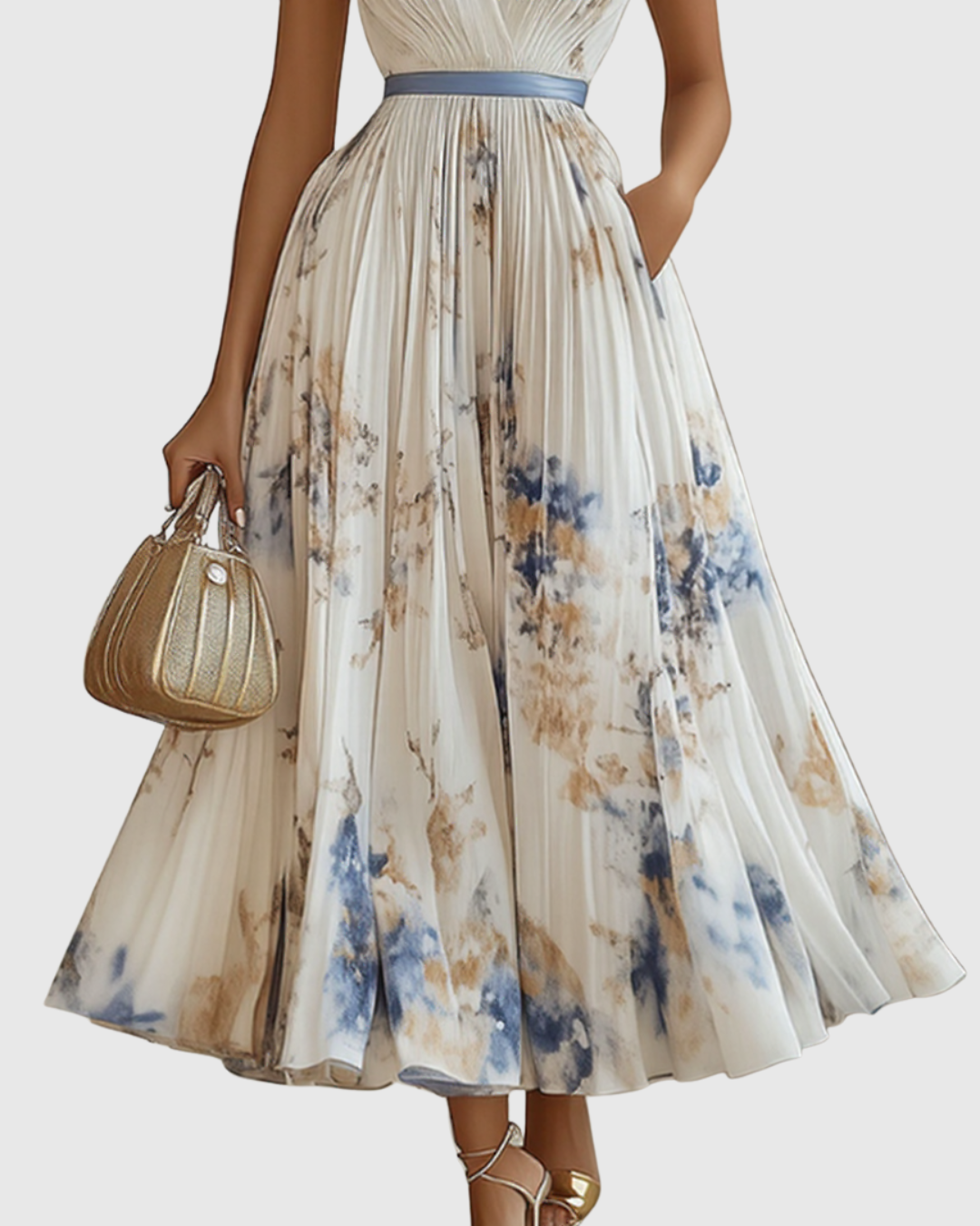 Heidi | Women's Sleeveless A-Line Midi Dress