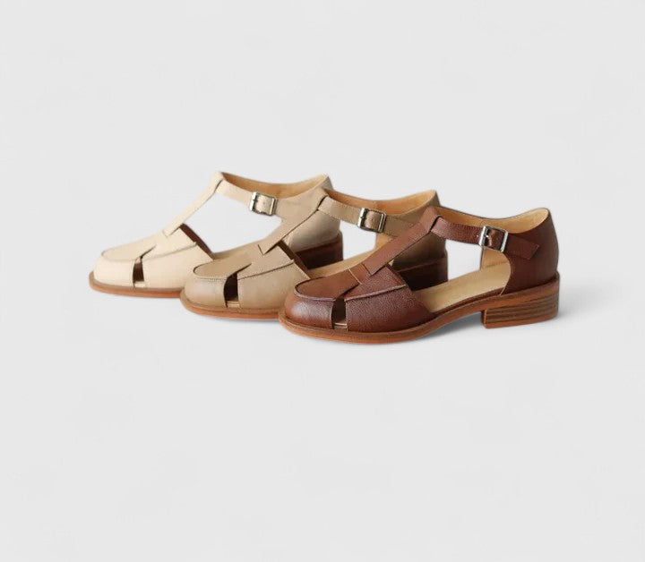 Ursula | Orthopedic T-Strap Shoes