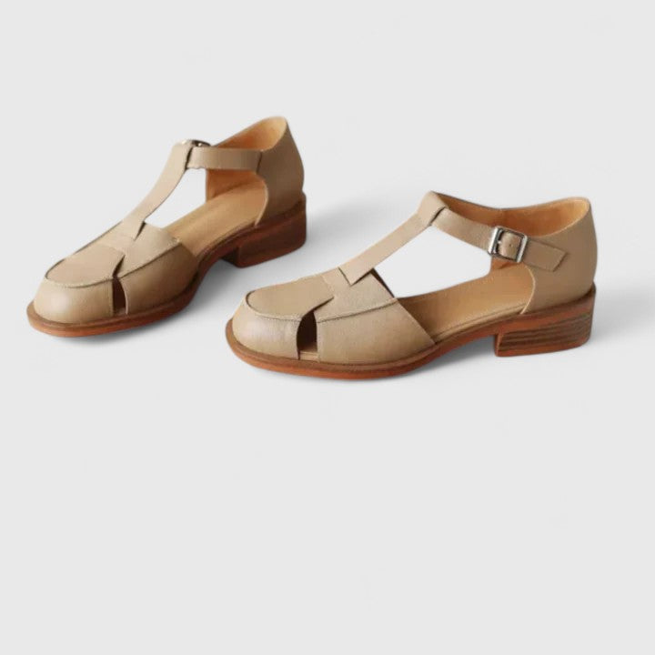 Ursula | Orthopedic T-Strap Shoes