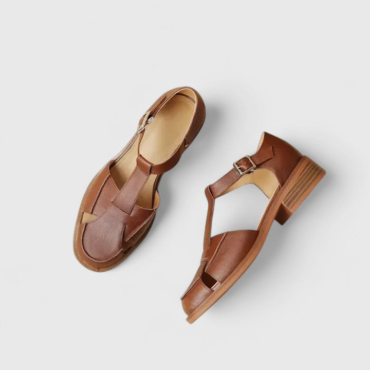 Ursula | Orthopedic T-Strap Shoes
