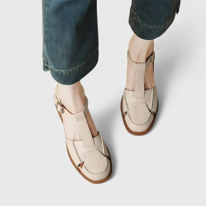 Ursula | Orthopedic T-Strap Shoes