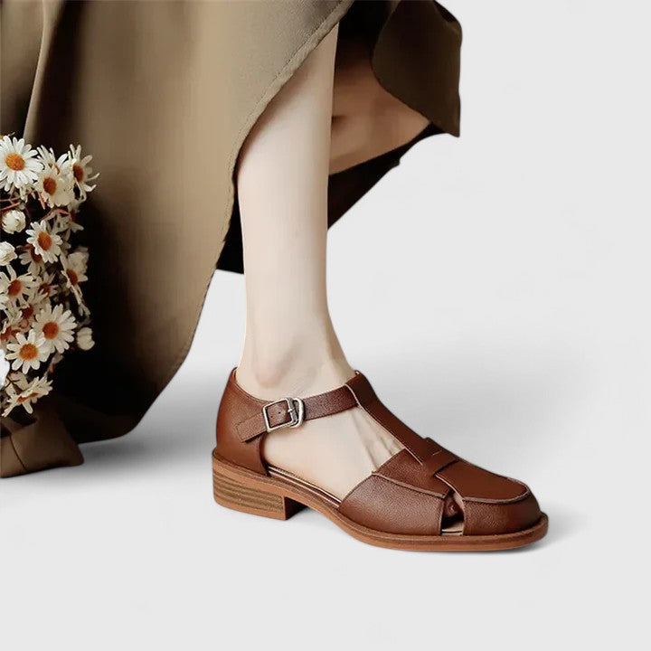 Ursula | Orthopedic T-Strap Shoes