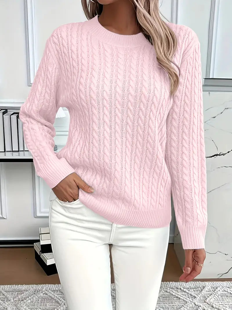 Alys | Women's Long Sleeve Cable Knit Sweater