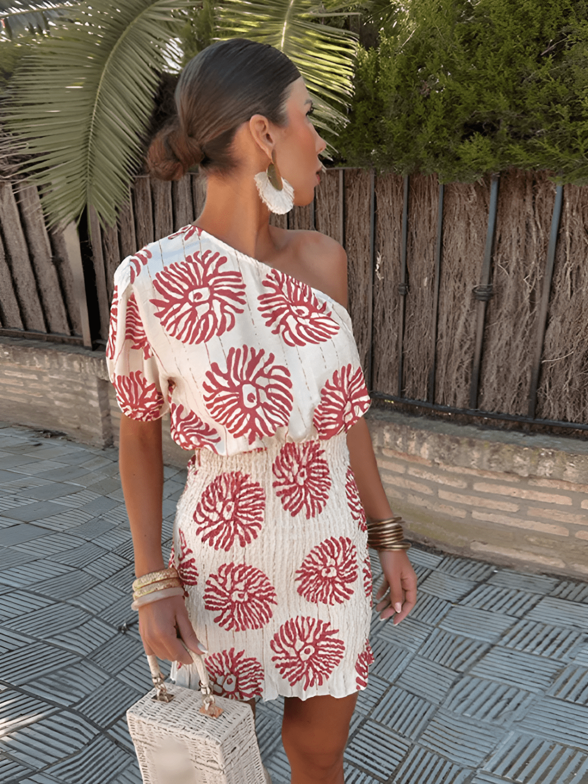 Lottie | Chic Summer Mini Dress Featuring Striking Prints