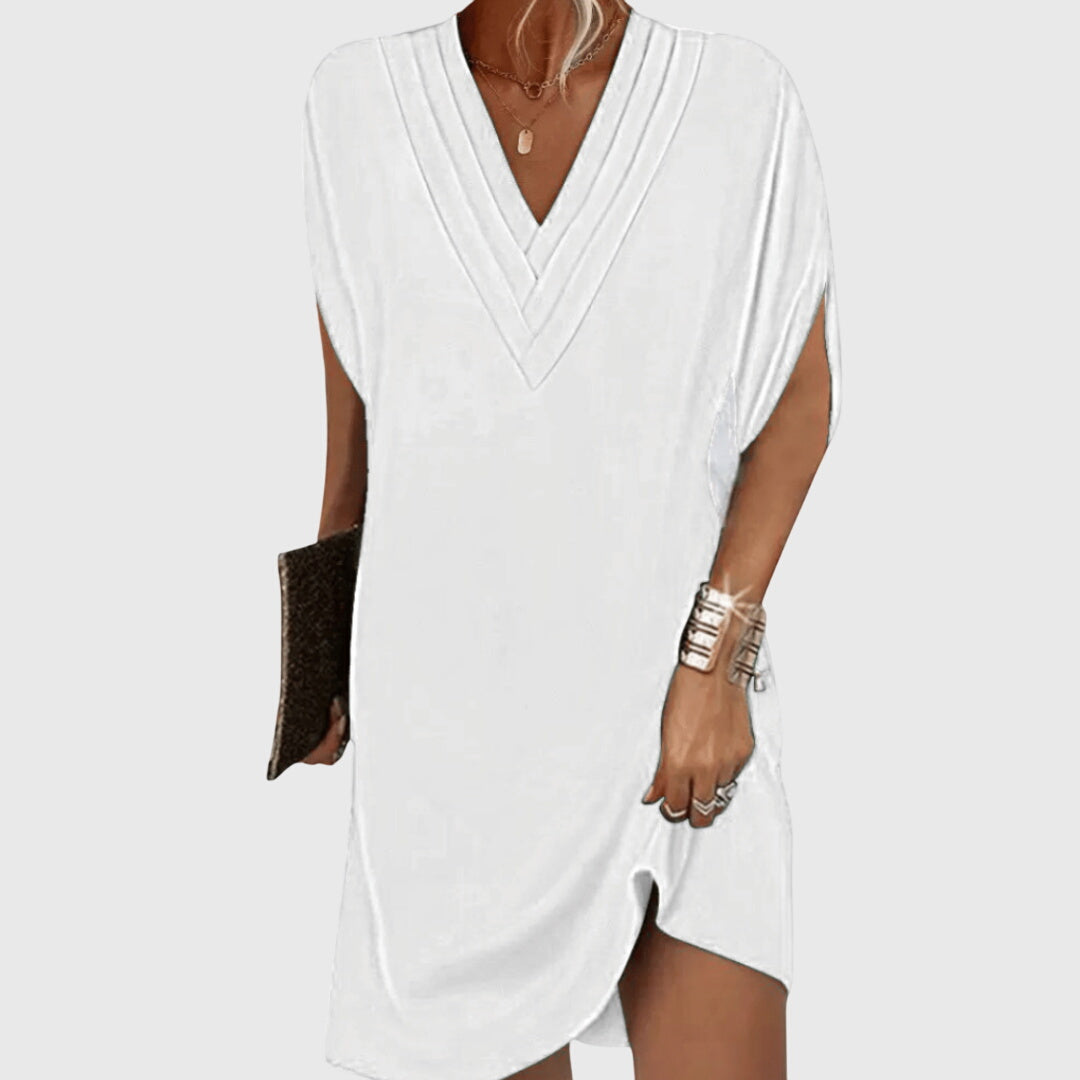 Diana | Women's V-Neck Mini Dress