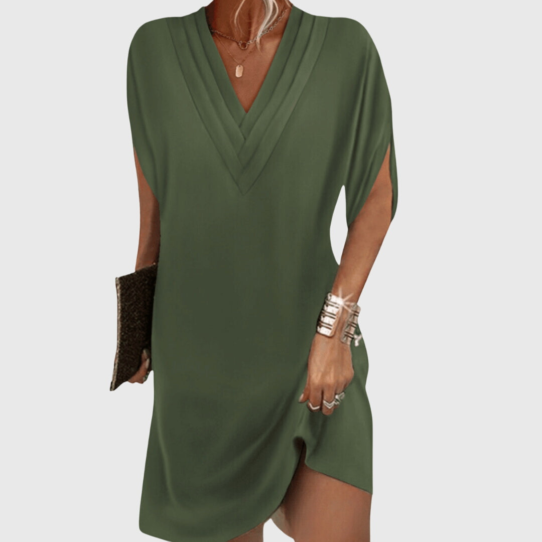 Diana | Women's V-Neck Mini Dress