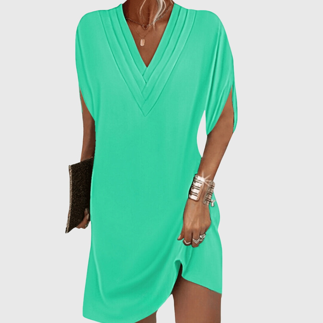 Diana | Women's V-Neck Mini Dress