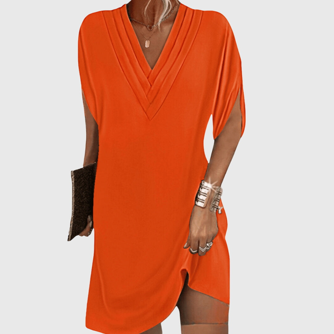 Diana | Women's V-Neck Mini Dress