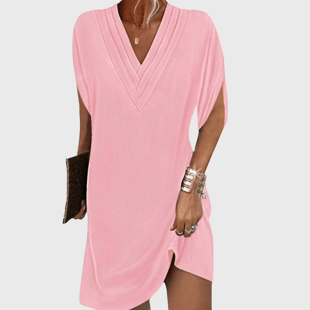 Diana | Women's V-Neck Mini Dress