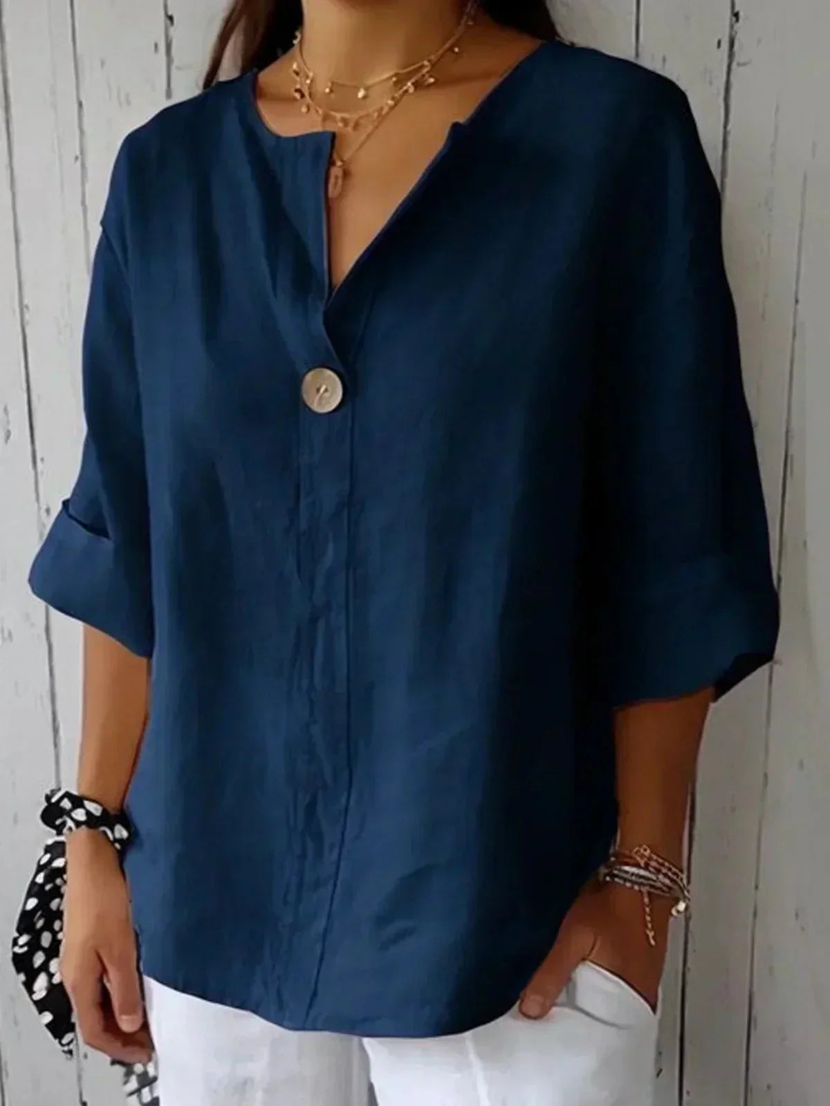 Carly | Women's Oversized Button-Up Blouse