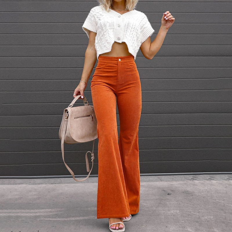 Bridget | Chic High-Waist Flared Pants